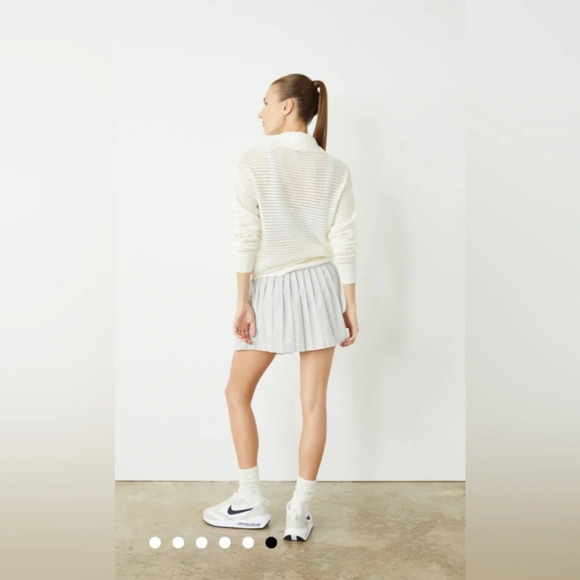 Varley Melody Skirt in Microchip - Mini Pleated Tennis Skort in Medium - Picture 7 of 14